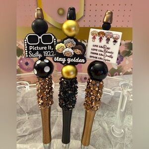 Golden Girls Themed Beaded Pens